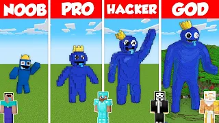 BLUE STATUE RAINBOW FRIENDS CHALLENGE - Minecraft Battle: NOOB vs PRO vs HACKER vs GOD / Animation