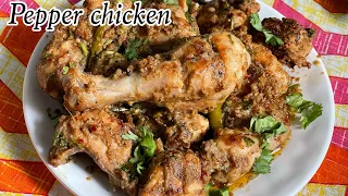 Lemon Pepper Chicken | Best Chicken Starter Recipe in Hindi with English Subtitles | Pepper Chicken