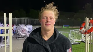 Lions Post Game: JSerra Boys Water Polo Player Ryder Dodd (10.11.23)