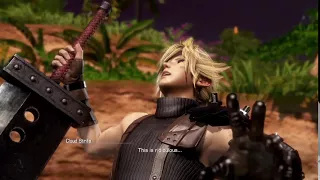 DISSIDIA FINAL FANTASY NT Closed Beta Test Defeat - Cloud Strife