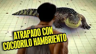 Un Hombre Queda ATRAPADO En Una Piscina de 6 METROS con un COCODRILO HAMBRIENTO | Resumen en 10 Min