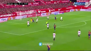 Lionel Messi goal vs Sevilla ilaix moriba with the assist