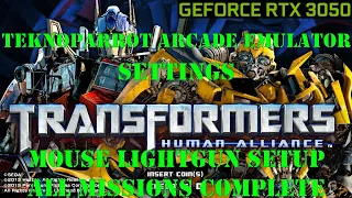 Teknoparrot Arcade Emulator - Transformers Human Alliance - Settings & Full Gameplay + Extra Mission