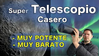 Haz tu propio TELESCOPIO Casero | super potente | muy barato | super fácil de hacer