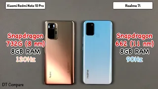 Xiaomi Redmi Note 10 PRO vs Realme 7i Speed Test & Camera Test