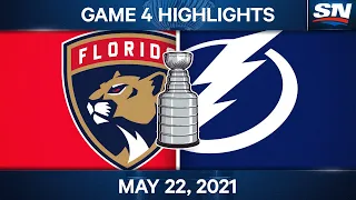 NHL Game Highlights | Panthers vs. Lightning, Game 4 - May 22, 2021