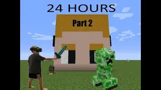 Minecraft VR 24 HOUR CHALLENGE Part 2 LIVE