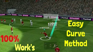 Curve shot using David Beckham in Pes 2021 | Easy Methods | Amazing Kerala