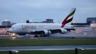 33 CLOSEUP Wet Morning Movements at Sydney Airport | Plane Spotting at Sydney