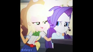 sorry to make same concept:)) #mlp #mlpeg #rarijack #rarity #applejack