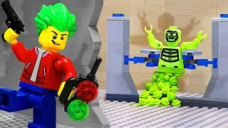 Hide and seek with zombies - Lego Zombie apocalypse attack