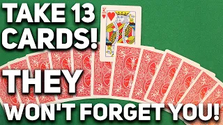 Fast 13 Card Trick Tutorial / Card Magic Secret / No Setup Card Tricks Magic #nosetupcardtricks