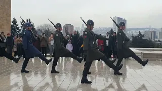 Guards Changing @Antartuk Mausoleum - Turkey