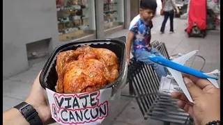 Millonario pone a prueba a niño de la calle con una pieza de pollo 😭 su reacción nos hizo llorar