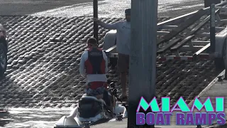 Boater vs Jet Ski Bro Things Heat Up!! | Miami Boat Ramps | Broncos Guru | Wavy Boats