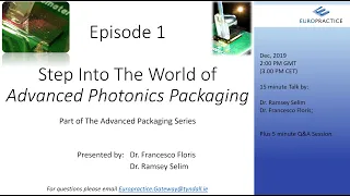 S1-E1 What is Advanced Photonics Packaging?