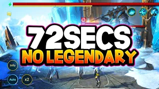 Ice Golem 20 in 72 Seconds: No Legendary, 100% Success Rate