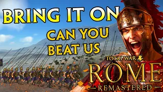 Multiplayer battles W/ Pixelated Apollo - Total War Rome remastered