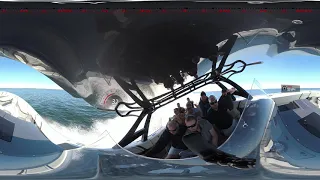360 Video - 2019 Midnight Express Powerboat 43 Open - Need For Speed!
