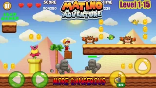 Super Matino Adventure  Level 1-15   #games #gaming #gameplay