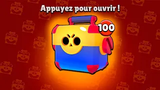 j'ai OUVERT 100 MEGA BOITES ! 🔥😱 (plus de 30 brawlers débloqués) MEGA  PACK OPENING Brawl Stars