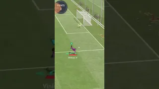 Nobody believes in you 🔥🙃 (Corner line goal) #football #soccer #fypシ #fifa #fifa23  #shorts