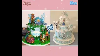 Disney Raya🤎 vs Princess Elsa💙 |#elsa |#raya |