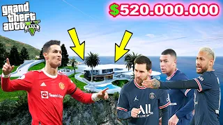 RONALDO SÜPER LÜKS YENİ EVİNİ ARKADAŞLARINA GEZDİRİYOR! - GTA 5