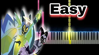 Hell Is Forever - Hazbin Hotel Song (Easy Piano Tutorial)