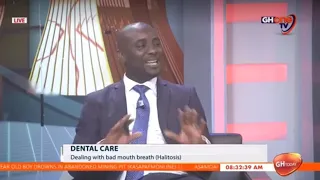 Oral care with Dr Awua on GH One TV Interview