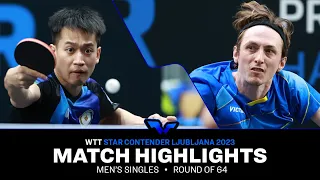 Liao Cheng-Ting vs Liam Pitchford | MS R64 | WTT Star Contender Ljubljana 2023