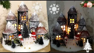 Awesome Christmas Idea With Pringles Tubes/New Year Decoration/Christmas crafts