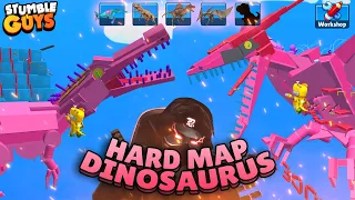 100% HARD MECANIC MAP WORKSHOP DINOSAURUS - Stumble Guys