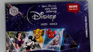 REWE Disney 100 Jahren 10 Stickertüten auspacken