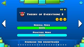 Geometry Dash - Theory of Everything 2 (All coins) (Demon level)