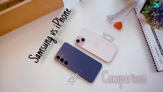 iPhone15 Vs Samsung S24+ Comparison