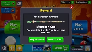 8 Ball Pool Free Monster Cue & Avatar! Link in The Descriptions & Pinned Comment!