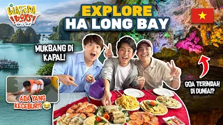 MENGGILA DI HA LONG BAY: MUKBANG DI KAPAL, GOA TERINDAH DUNIA, DLL! | WORLD TRIP 15