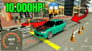 10000HP Honda Civic Racing - Car Parking Multiplayer