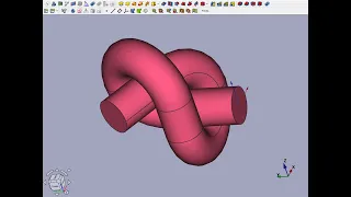 FreeCAD Часть 94. Пример создания модели. Загогулина