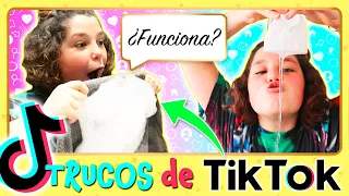 PROBANDO TRUCOS RAROS de TIKTOK 😱 ¡LIFE HACKS VIRALES! ¿Funcionan? 😍 Trucos y retos virales