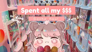 spent all my money on dumb gacha toys 💸gachapon haul in Japan 🇯🇵