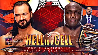 WWE 2K20: Drew Mcintyre vs. Bobby Lashley (c) | WWE Title HIAC Match | WWE Hell In A Cell 2021