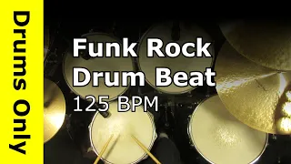 Funk Rock Drum Beat 125 BPM