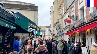 🇫🇷🌥【HDR 4K】Paris Walk - Montmartre to Réaumur Sébastopol through the Heart of Paris (Mar 2024)