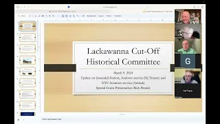 Rich Pennisi's Presentation on the Cut-Off and DL&W mainline -  Mar 9, 2024