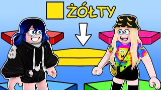 WYBIERZ WŁAŚCIWY KOLOR BLOKU 🌈 Roblox Color Block Challenge