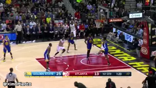 Golden State Warriors vs Atlanta Hawks - 1st Half Highlights | Feb 22, 2016 | NBA 2015-16 Season