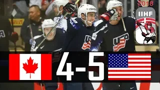 Canada vs USA | 2018 IIHF Worlds Highlights | May. 4, 2018