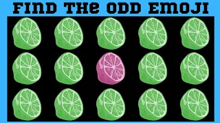 Find The Odd Emoji Out #14 | HOW GOOD ARE YOUR EYES | Spot the difference